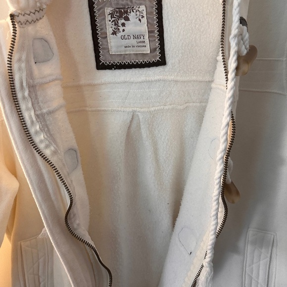 Old Navy Cream Fleece Jacket - Picture 6 of 7